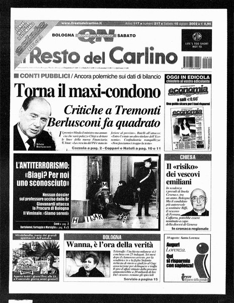 Il Resto del Carlino : giornale dell'Emilia